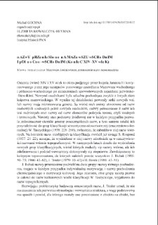 Nazwy przeniesione na Mazowszu wschodnim i p&oacute;łnocno-wschodnim (koniec XIV&ndash;&ndash;XV wiek)