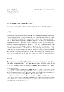 Živ&aacute; toponymie v obci Rusava