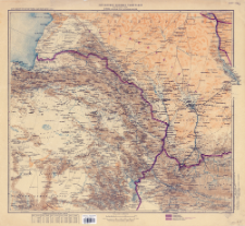 Karta ûžnoj pograničnoj polocy aziatskoj časti S.S.S.R. : masštab 40 verst v dûjme. 18, (Ašhabad, Gerat, Astrabad, Mešhed)
