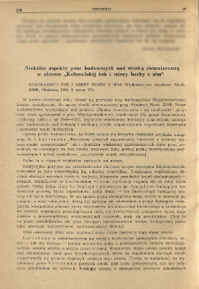 Niektóre aspekty prac badawczych nad stonką ziemniaczaną w zbiorze "Kołoradskij żuk i miery borby s nim"