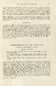 Longevity record for the lesser horseshoe bat