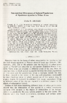 Non-metrical divergence of isolated populations of Apodemus agrarius in urban areas
