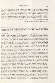 Book received. G. Bolinger, A. Hermann, V. M&ouml;ntmann, 1983: BMDP 81 - Biomedizinische Computer-Programme. Statistikprogramme f&uuml;r die Bio-, Human- und Sozialwissenschaften. G. Fischer Verlag, 431 pp