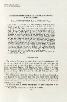 Food habits of the otter in the Central Sierra Morena (Cordoba, Spain)