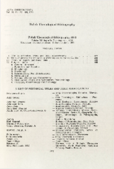 Polish Theriological Bibliography, 1983