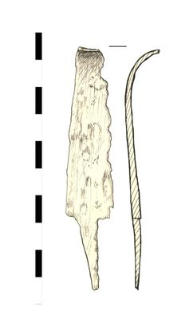 nóż, fragment, żelazny