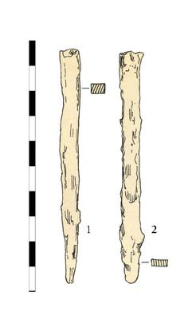 two nails, iron