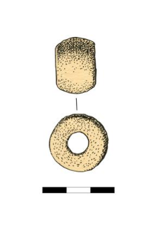 spindle whorl, slate