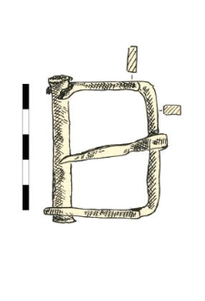 belt buckle, iron