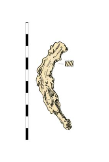 item, iron, bent
