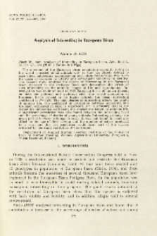 Bisoniana XCVIII. Analysis of inbreeding in European bison