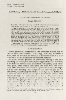 Quill-marking, a method to identify crested porcupines individually