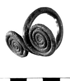 ring with two spiral discs (Stawiszyce) - chemical analysis