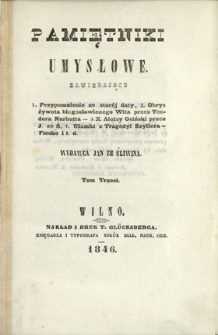 Pamiętniki Umysłowe 1846 T.3