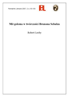 Mit golema w twórczości Brunona Schulza