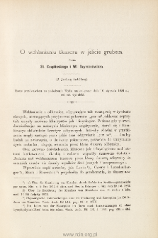O wchłanianiu tłuszczu w jelicie grubem (z jedną tablicą)