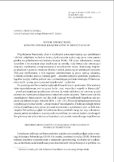 Widok i przestrzeń. Konstruowanie krajobrazów w Bieszczadach