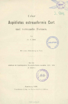 Ueber Aspidiotus ostreaeformis Curt. und verwandte Formen