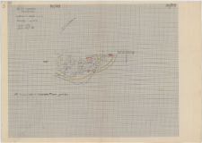 KZG, VI 401 D, plan archeologiczny wykopu