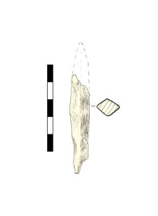 arrowhead, iron, fragment