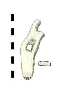 horseshoe, iron, fragment