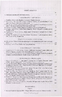 Pamiętnik Literacki, Z. 1 (2006), Treść zeszytu