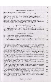 Pamiętnik Literacki, Z. 3 (2006), Treść zeszytu