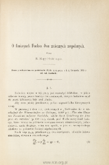 O funkcyach Fuchsa dwu zmiennych zespolonych