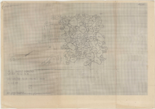 KZG, VI 602 AC, plan archeologiczny wykopu, ława kamienna