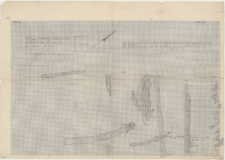 KZG, VI 702 AC, plan archeologiczny wykopu, konstrukcje drewniane