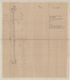 KZG, VI 301 CD, 401 AB, plan archeologiczny wykopu (rów fundamentowy kościoła A)