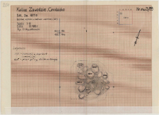 KZG, VI 401 D, plan archeologiczny wykopu