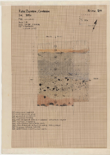 KZG, VI 501 D, profil archeologiczny wschodni wału