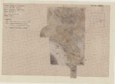 KZG, VI 402 CD, plan archeologiczny wykopu