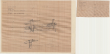 KZG, VI 601 D, 602 C, plan archeologiczny wykopu, konstrukcje drewniane