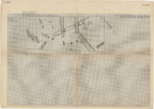KZG, I 98 C D, 99 C, IV 98 A B, 99 A, plan archeologiczny wykopu