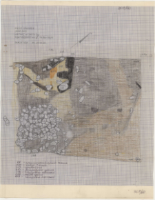 KZG, I 700 B D, plan archeologiczny wykopu
