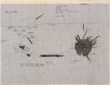 KZG, I 700 B D, 800 D, plan archeologiczny wykopu