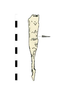 knife, iron, fragment