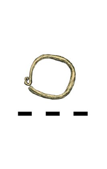 temple ring, bronze