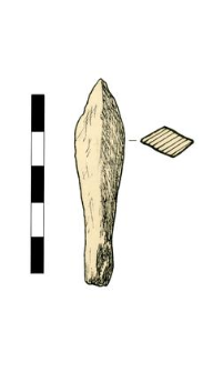 Arrowhead with a pin