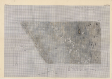 KZG, I 600 B D, plan archeologiczny wykopu