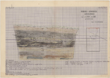 KZG, I 600 B, profil archeologiczny W wykopu