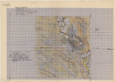 KZG, I 496 B, 596 C D, 597 C, plan archeologiczny wykopu