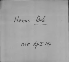 Kartoteka Słownika staropolskich nazw osobowych; Bob - Bog