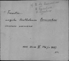 Kartoteka Słownika staropolskich nazw osobowych; Bor - Br