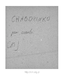 Habdzinek. Files of Czersk district in the Middle Ages. Files of Historico-Geographical Dictionary of Masovia in the Middle Ages