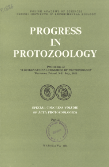 Acta Protozoologica,Special Congress Volume, Part II