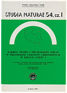 Vegetation dynamics in abandoned glades of the Pieniny National Park