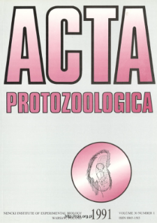 Acta Protozoologica Vol. 30 Nr 1 (1991)